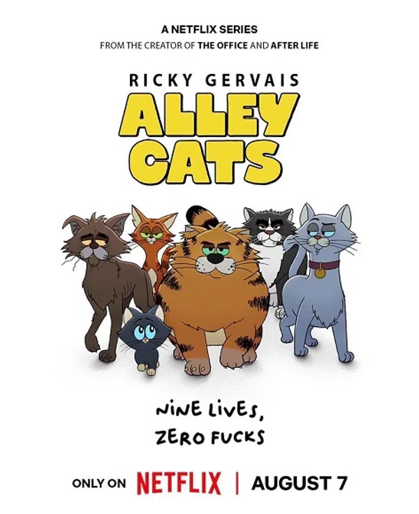 Poster phim Ricky Gervais: Mèo hoang đô thị trên Xem Phim Fun